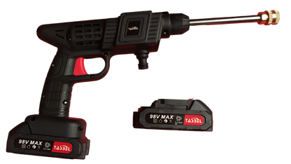 HIDROLAVADORA PORTATIL MULTIUSO CON 2 BATERIAS DE 98 V