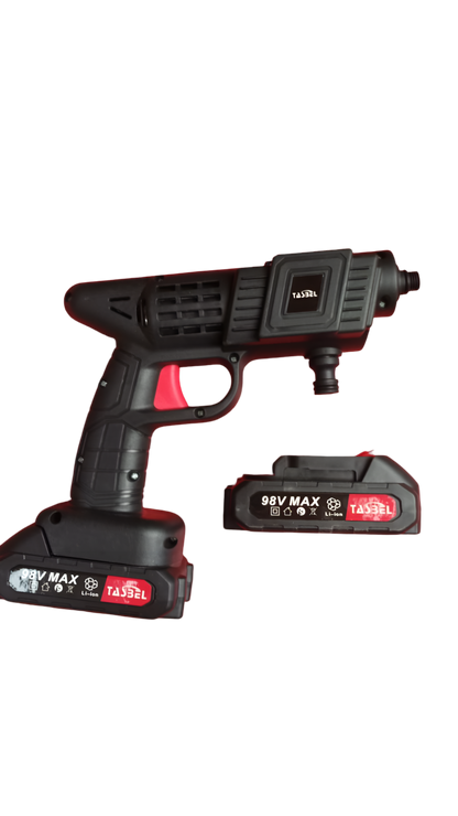 HIDROLAVADORA PORTATIL MULTIUSO CON 2 BATERIAS DE 98 V